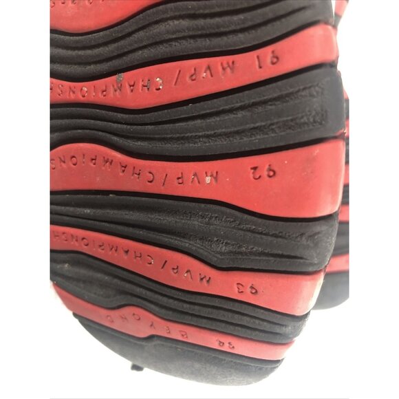 Vintage Air Jordan 10 Retro Chicago Basketball Shoes Youth Size 5 White/Black/Re - Picture 8 of 11